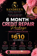 6 Month Credit Package ✨